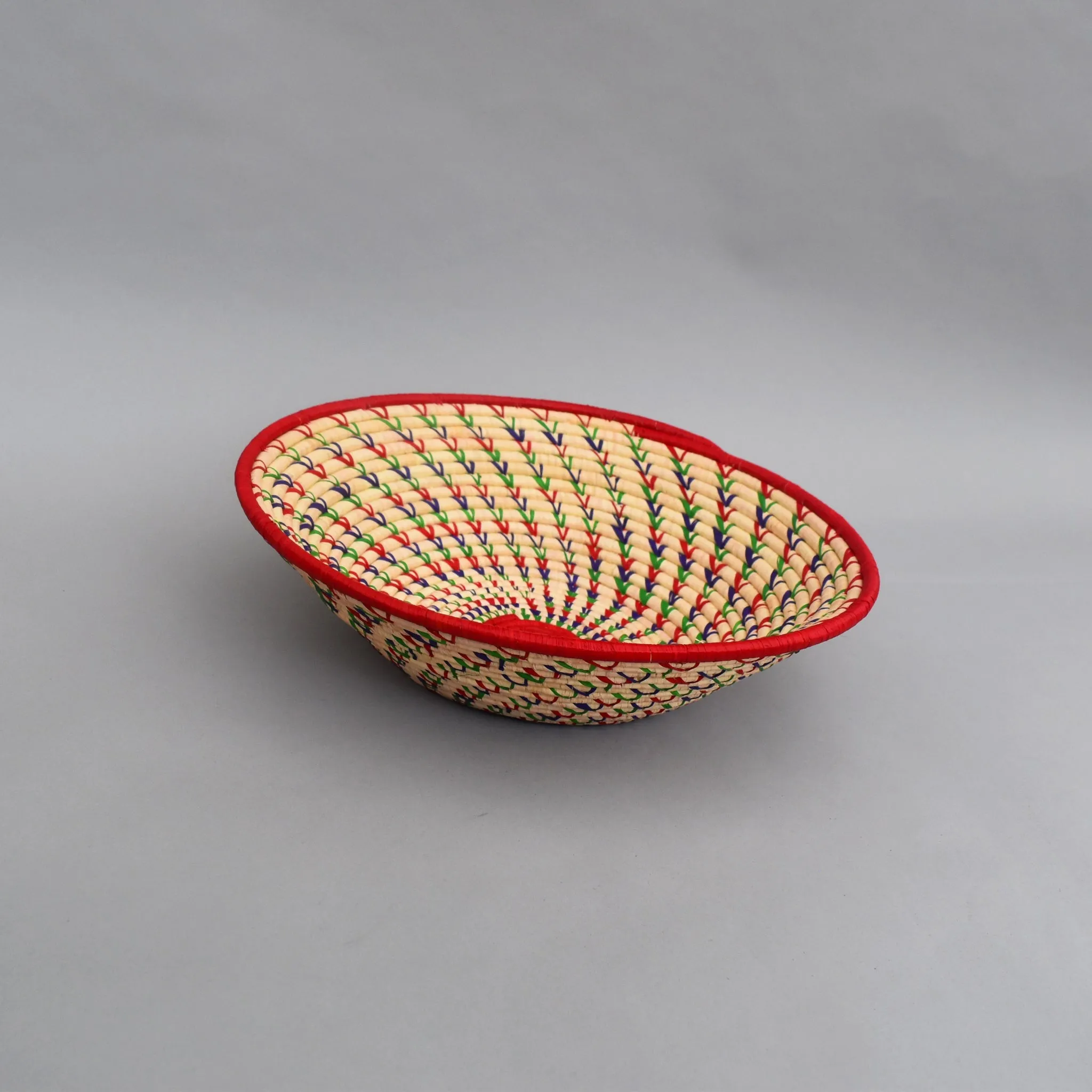 African Hanging wall basket- Straw Basket 7- Large