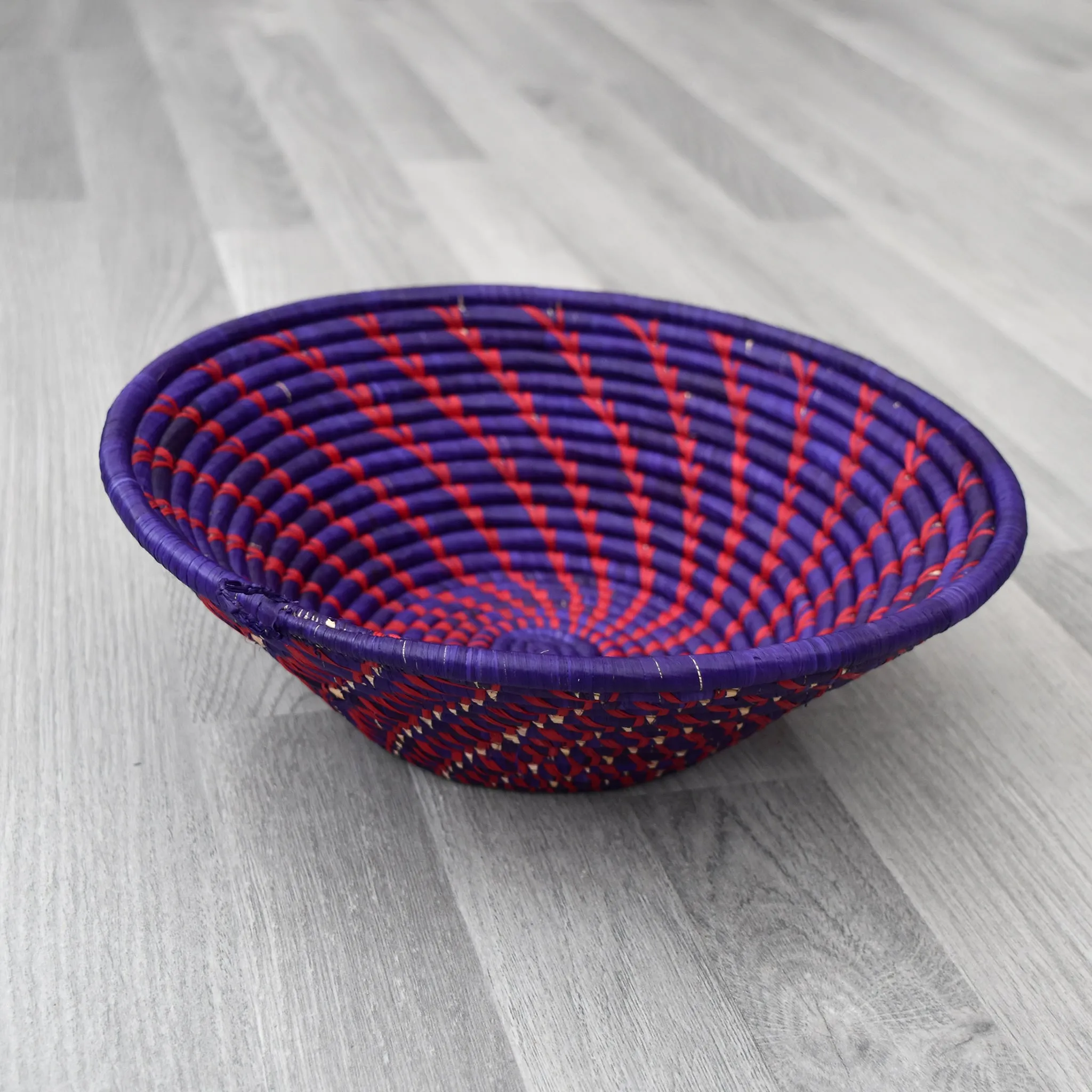 African Wall Basket - Ugandan Baskets - M06