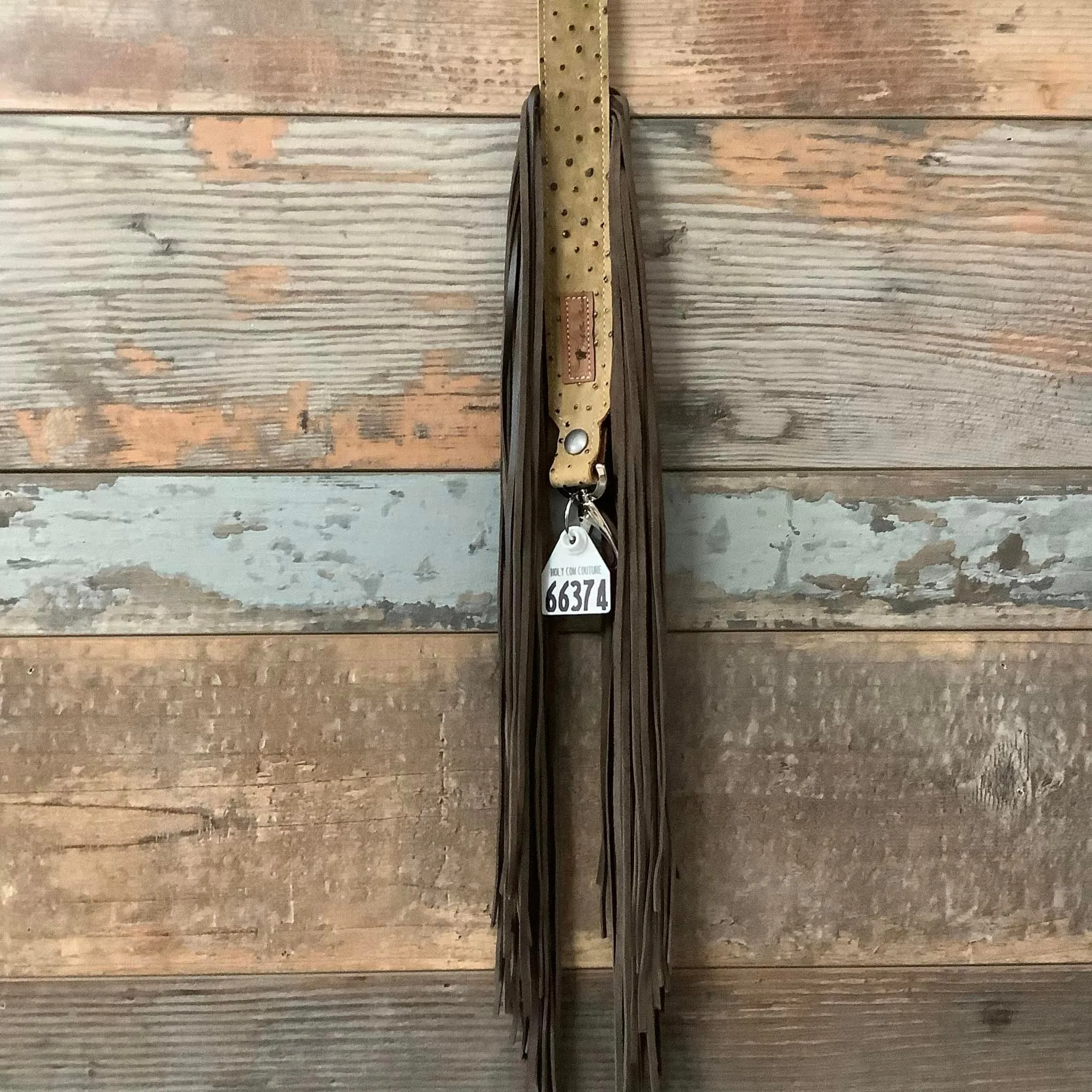 Western Mini Leather Fringe Strap 48" #66374