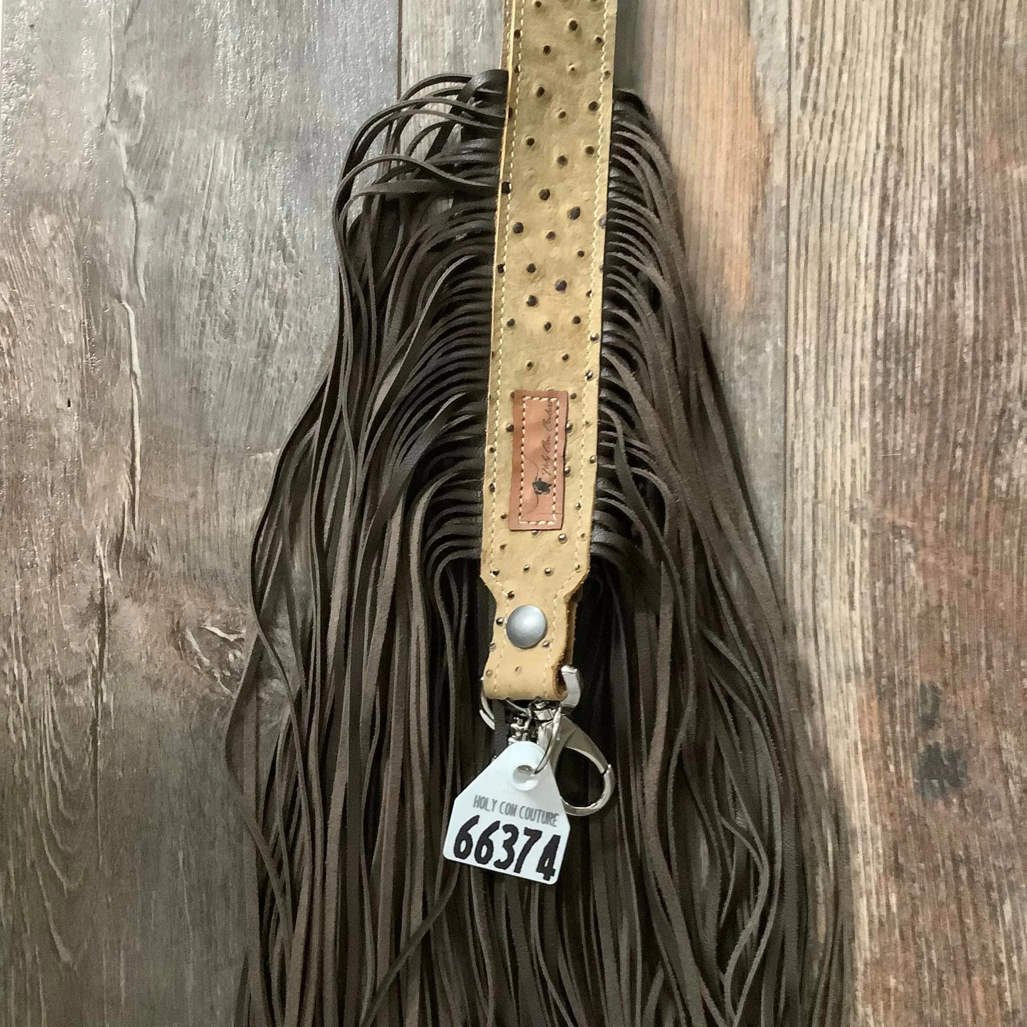 Western Mini Leather Fringe Strap 48" #66374